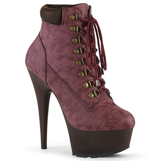 DELIGHT-600TL-02 - PU Burgundy Braun