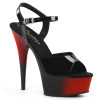 DELIGHT-609BR - Lack Schwarz Rot