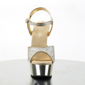 DELIGHT-609G - PU Gold Glitter Chrom