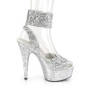 DELIGHT-691LG - PU Silber Glitter