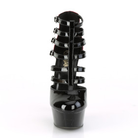 DELIGHT-695 - Lack Schwarz Rot