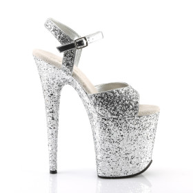 FLAMINGO-810LG - PU Silber Glitter