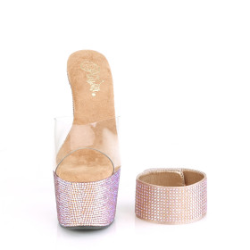 BEJEWELED-712RS - Transparent  Rose Strass
