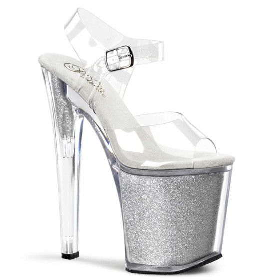 XTREME-808G - Transparent  Silber Glitter