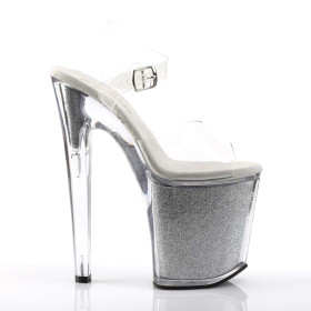 XTREME-808G - Transparent  Silber Glitter