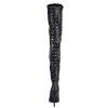 Erogance S3063 Stretch PU Schwarz