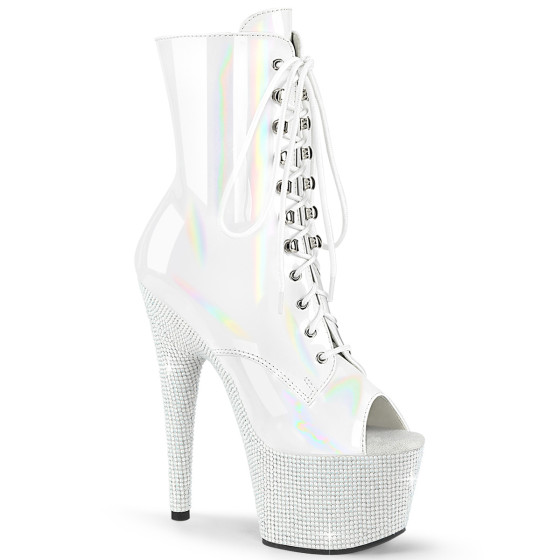 BEJEWELED-1021-7 - Wht Holo Pat/Wht RS