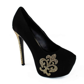 SD-07 - PU Schwarz Gold