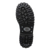 Angry Itch 14-Loch Front-Plate Leder Stiefel Schwarz