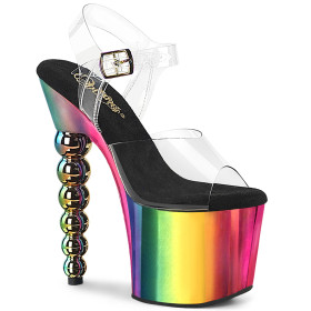 Pleaser Sandaletten BLISS-708RC  Rainbow