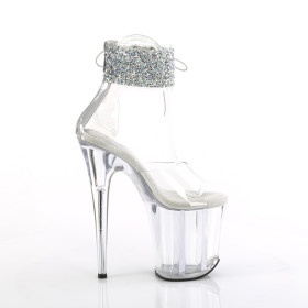 Pleaser Sandaletten FLAMINGO-824RS Transparent
