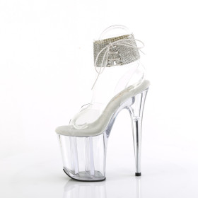Pleaser Sandaletten FLAMINGO-891 Transparent