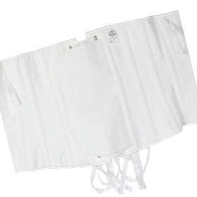 Fullbust Satin Corsage White