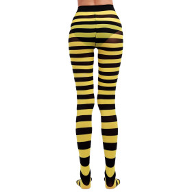 Pantyhose Stripes – Schwarz Gelb