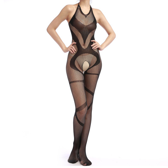 Mesh Catsuit – Black